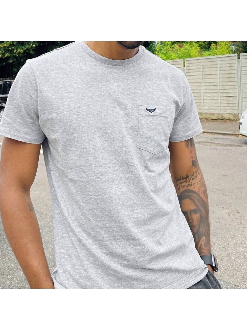 Threadbare Gray Short Sleeve Tee Shirt Size Medium